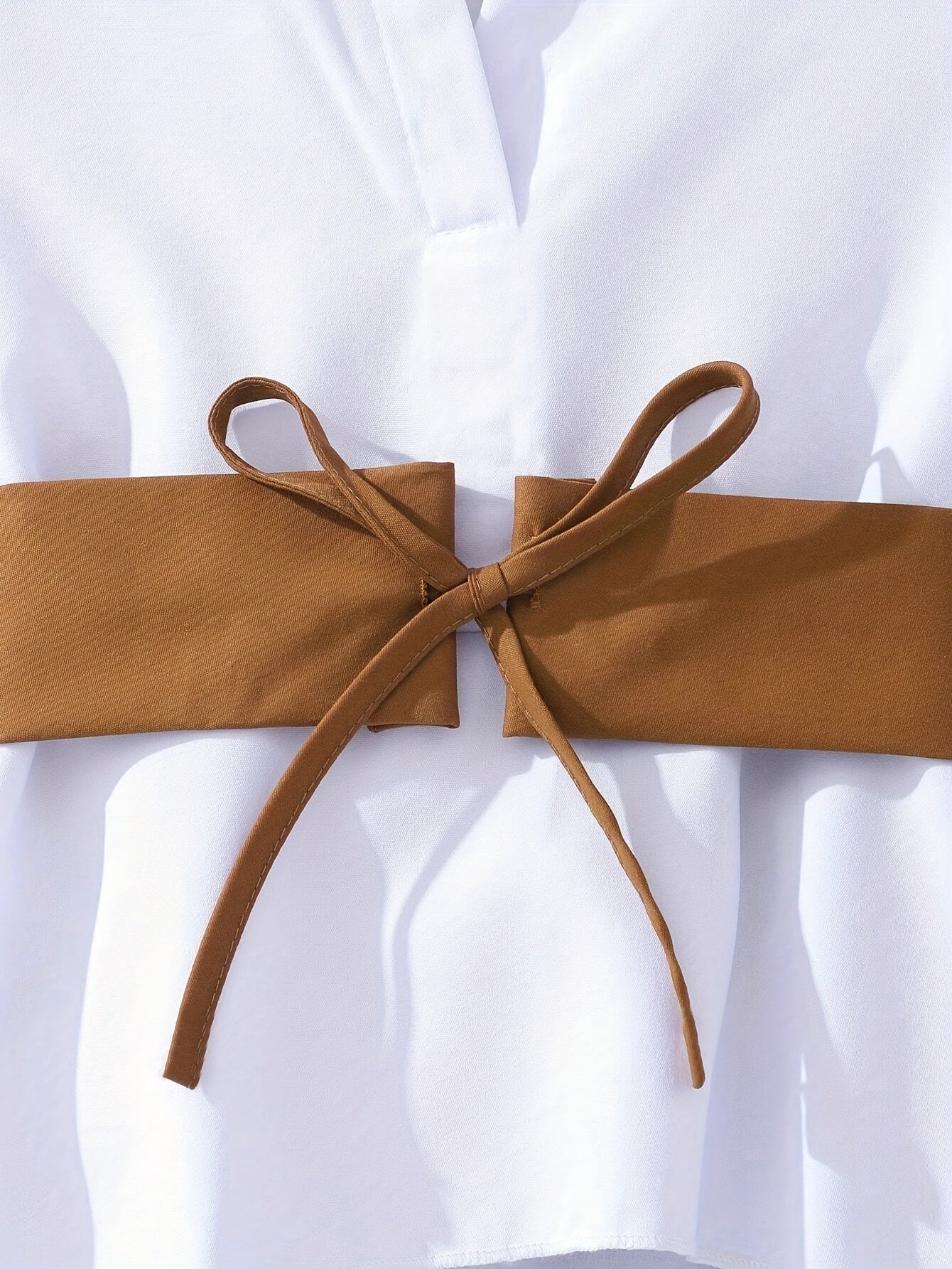 Women's Polyester Blouse with Ruffled Front Short Sleeves Spring Summer Fall