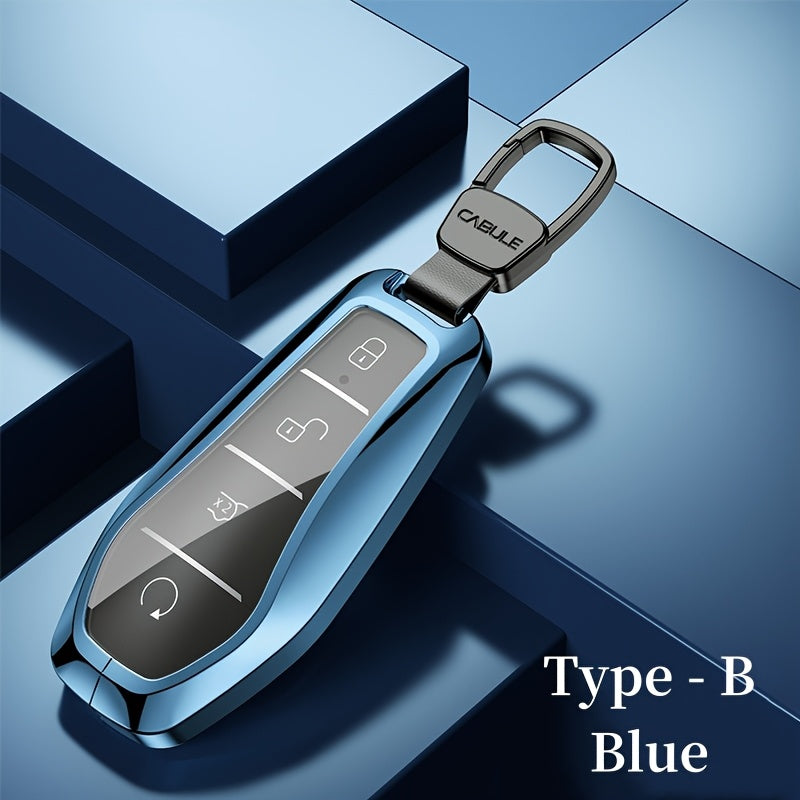 Car Key Case Aluminum Alloy Lightweight Seamless Fit for Qin Plus Song Plus Tang DMI Han Yuan