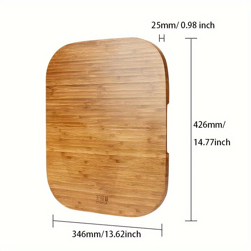 Premium Bamboo Cutting Board for Meat and Vegetables, Durable and Versatile Kitchen Tool