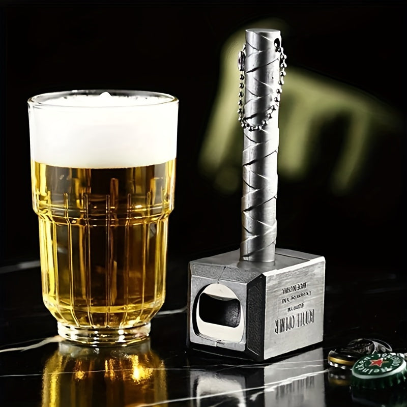 Hammer-Shaped Bottle Opener Durable Plastic Party Tool
