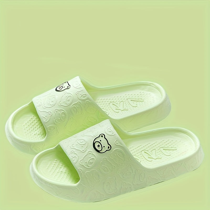 Женские тапочки-слипоны из EVA с амортизацией, противоскользящие, для дома и улицы, мягкие домашние обувь