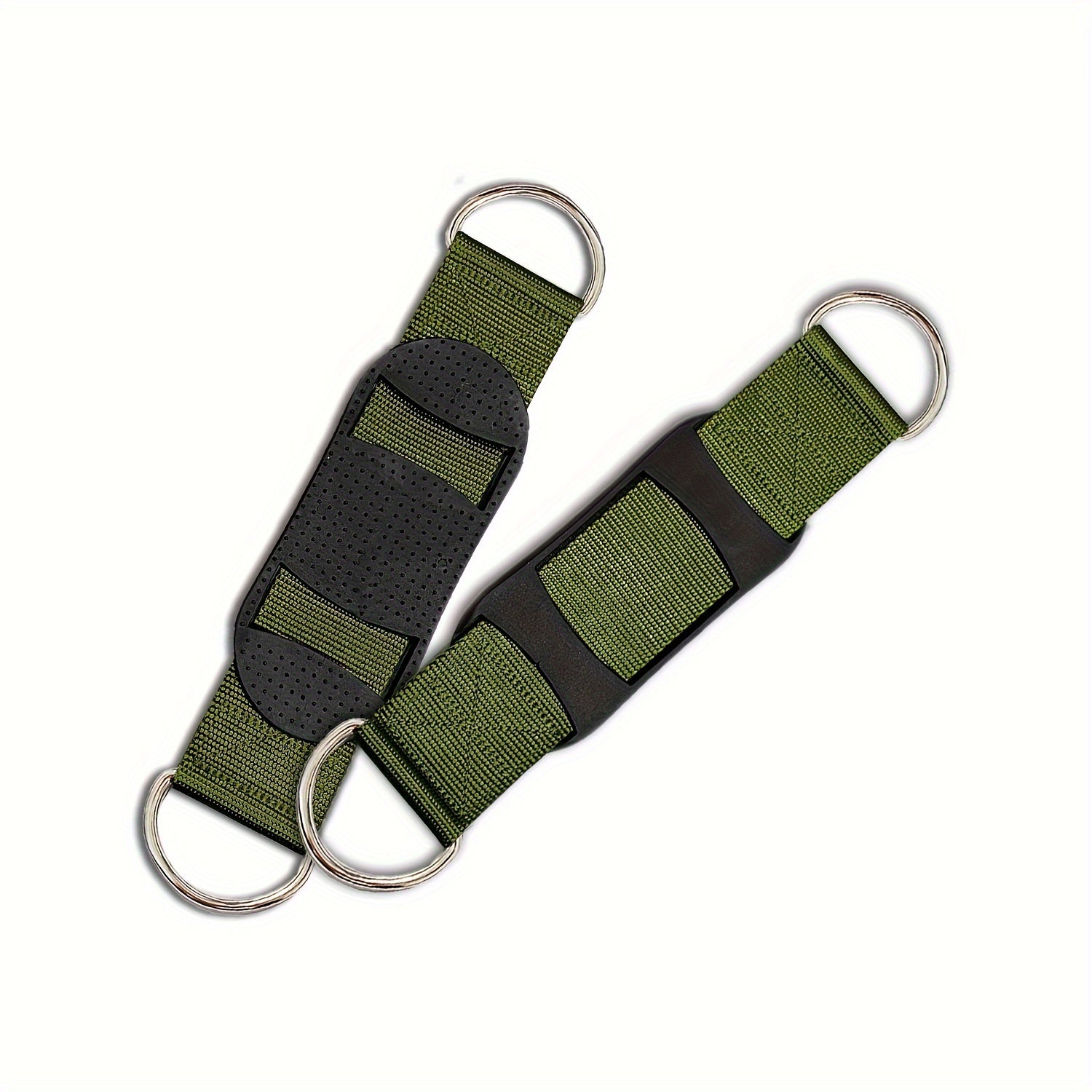 2pcs Tree Swing Straps Hanging Kit Nylon Outdoor Hammock Tire Saucer Green Black