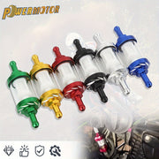 Universal Motorcycle Fuel Filter Aluminum 8mm Gasoline Filter Vehicle Part