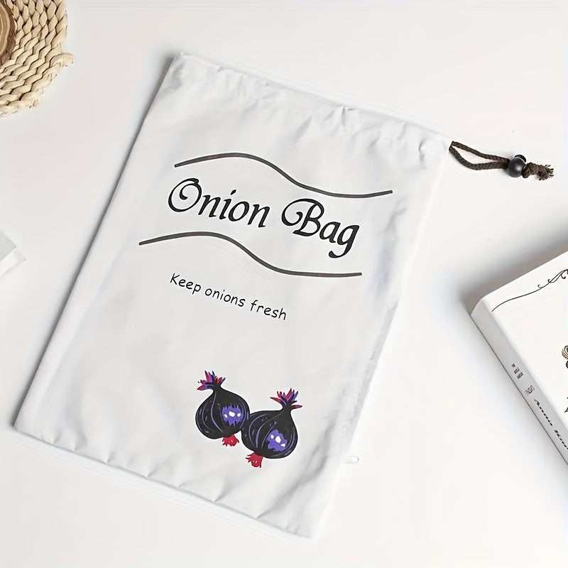 Long-Lasting Canvas Vegetable Storage Bag for Potatoes and Onions Organizing
