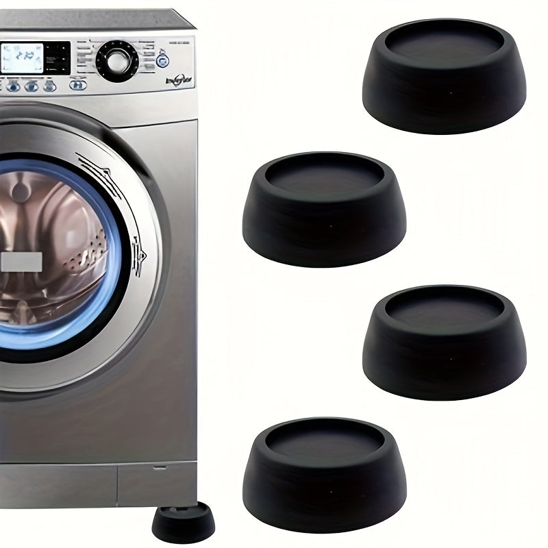 4 Pack Anti-Vibration Rubber Washing Machine Foot Pads Non-Slip Shock Absorbing Height Boost