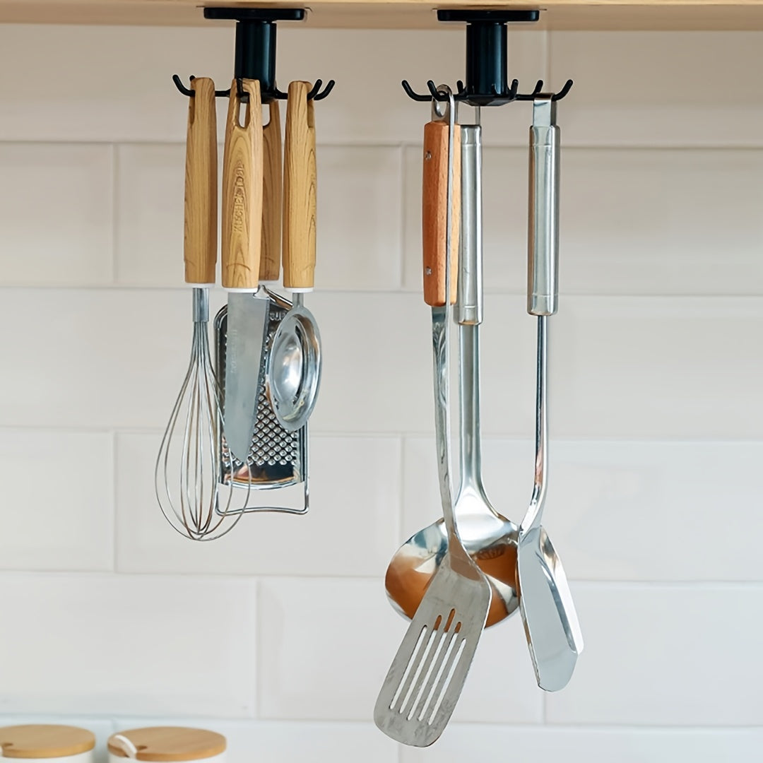 Aylanuvchi devorga o'rnatiladigan oshxona saqlash qutisi va cho'ziladigan tutqichlar bilan ta'minlangan