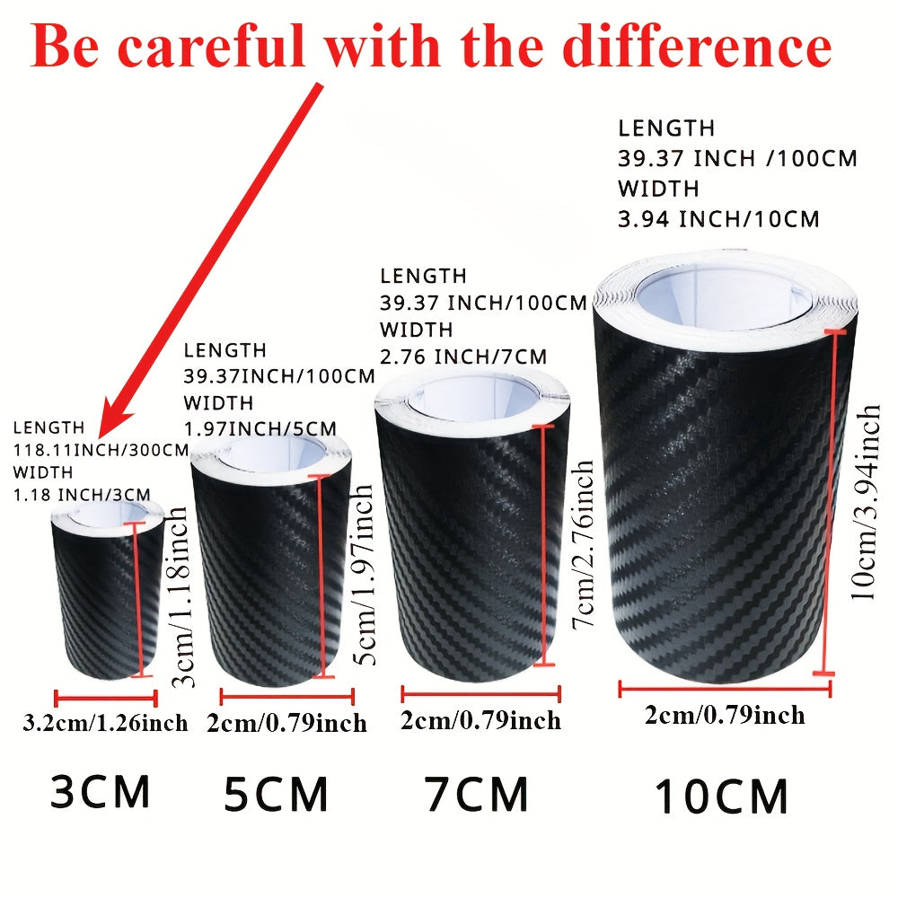 Nano uglerod tolasi avtomobil stikerlari transport vositalarini himoya qiladi va suv o'tkazmaydigan, avtomobillar, mototsikllar va velosipedlar uchun mos keladi.