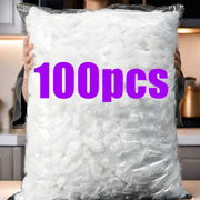 Reusable Elastic Food Covers Set of 100 Adjustable Fits Various Bowl Sizes Kitchen Food Storage