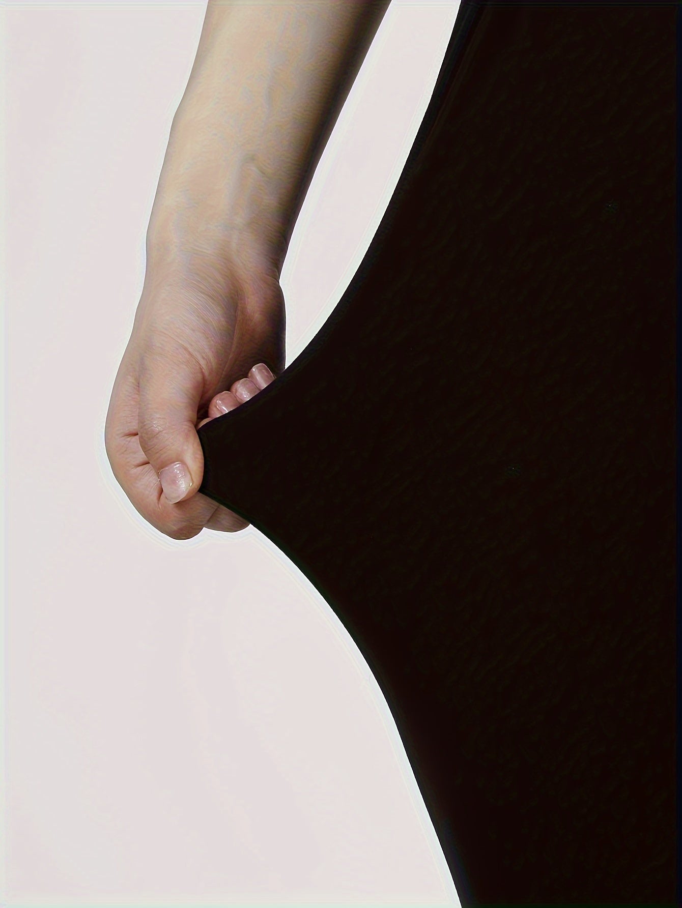 Plus o'lcham yuqori cho'ziladigan legginslar birxil rangda kundalik yurish kiyimi