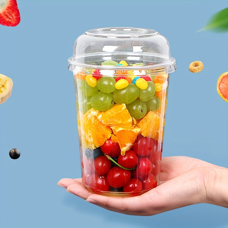 50 Pack 32oz BPA Free Plastic Deli Meal Prep Containers Leak-Proof Stackable