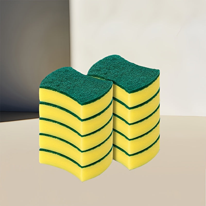 10/12/24 Pack Double-Sided Scratch-Resistant Melamine Sponges for Kitchen Bathroom Car