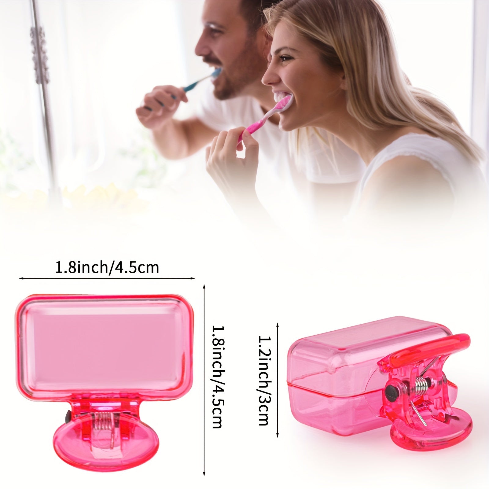 Sayohat uchun tish cho'tkasi bosh qopqog'i, portativ plastmassa tish cho'tkasi himoya qutisi