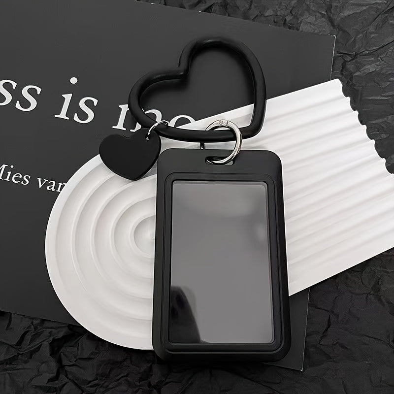 Waterproof Card Holder with Keychain for Credit Cards IDs and Photocards