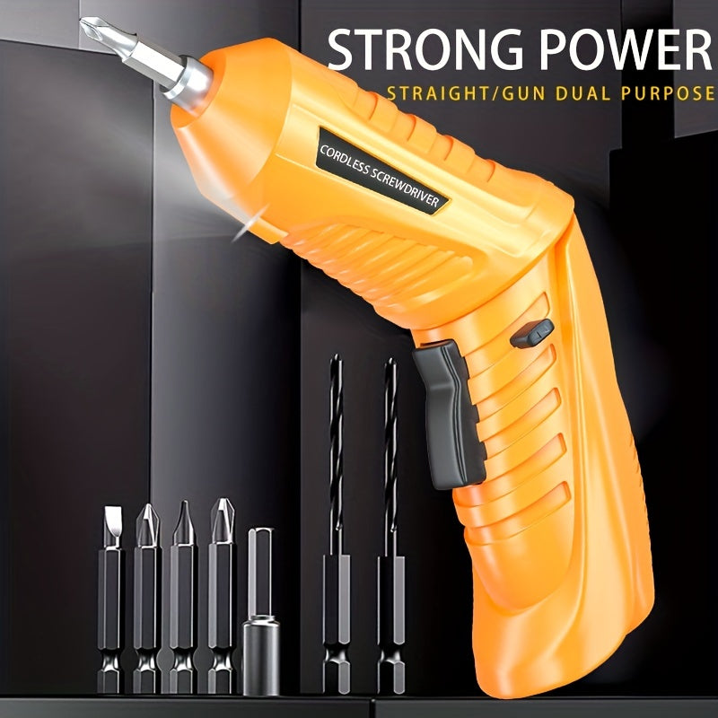 Mini 3.6V Cordless Electric Screwdriver Rechargeable Lithium Battery Compact Tool