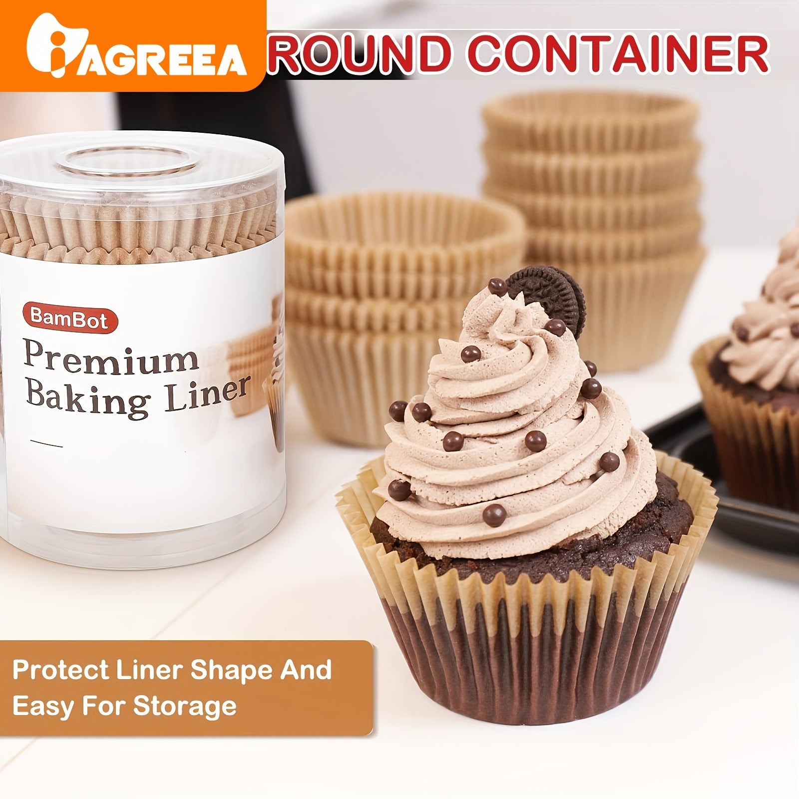 Kek, muffin va shirinliklar uchun cupcake pishirish choyshablari