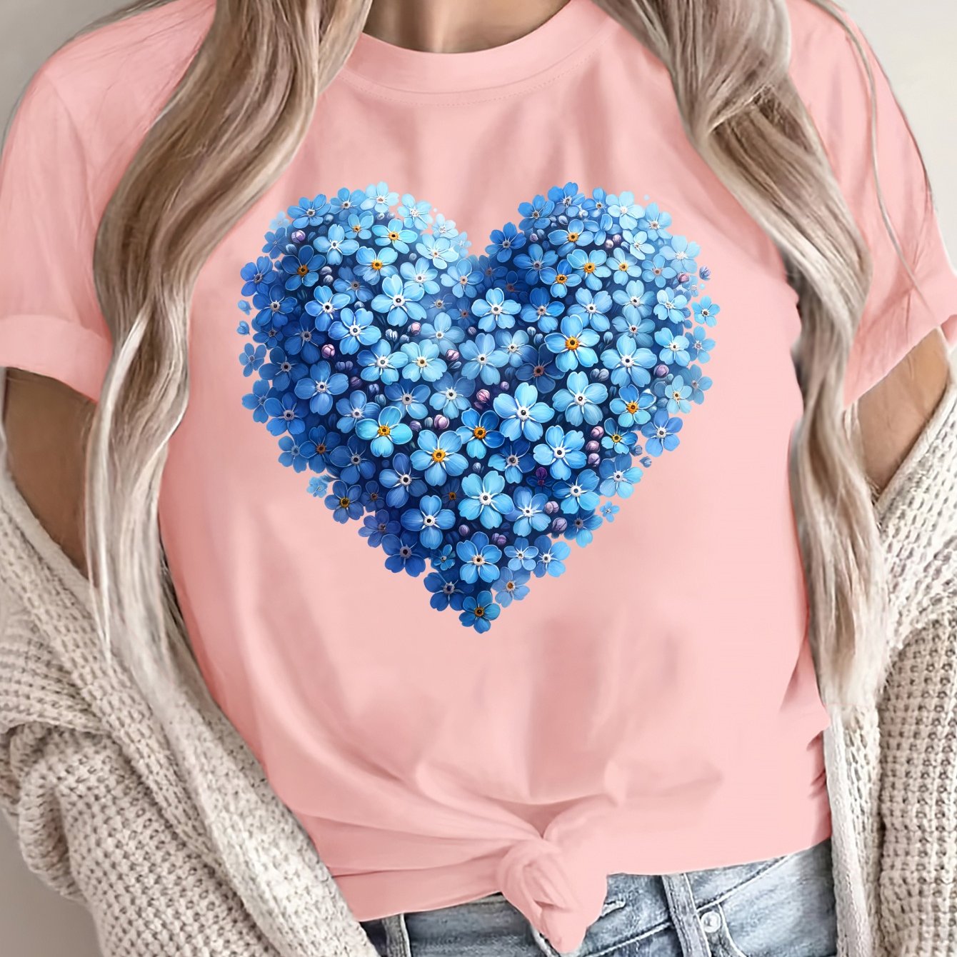 Women's Loose Large Size T-Shirt Soft Breathable Casual Summer Short Sleeve