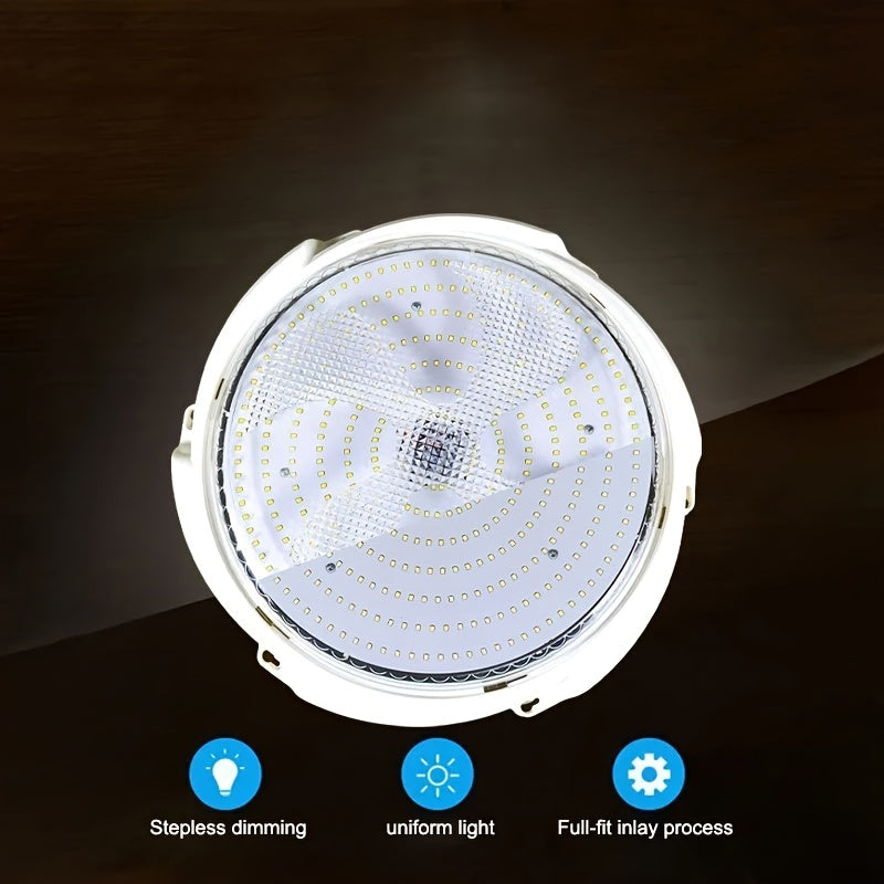 LED Solar Patio Light for Indoor Balcony Ceiling Decoration Energy Efficient Remote Control