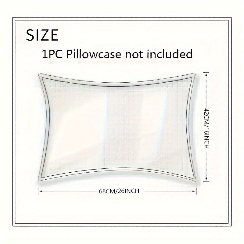 Set of 2 Breathable Knitted Neck Pillows for Sleep and Neck Support