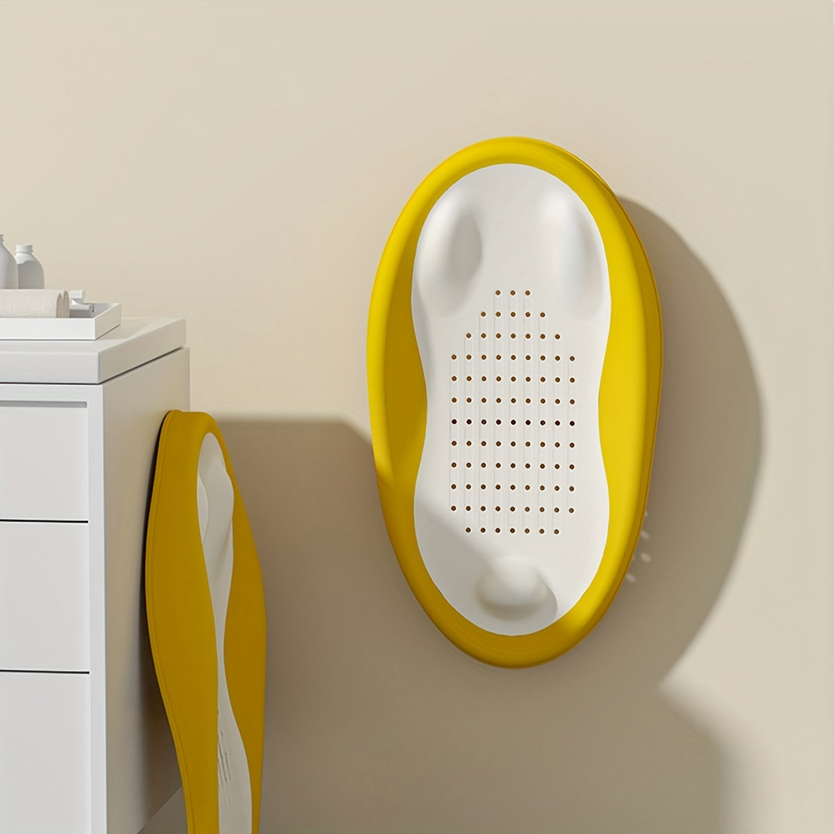 Kids Bath Seat with Foldable Design Non-Slip Material and Shower Net