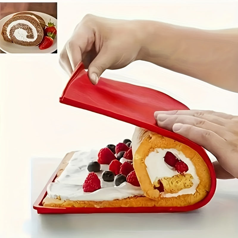 Silicone Swiss Roll Cake Mat Non-Stick Reusable Heat-Resistant Kitchen Tool