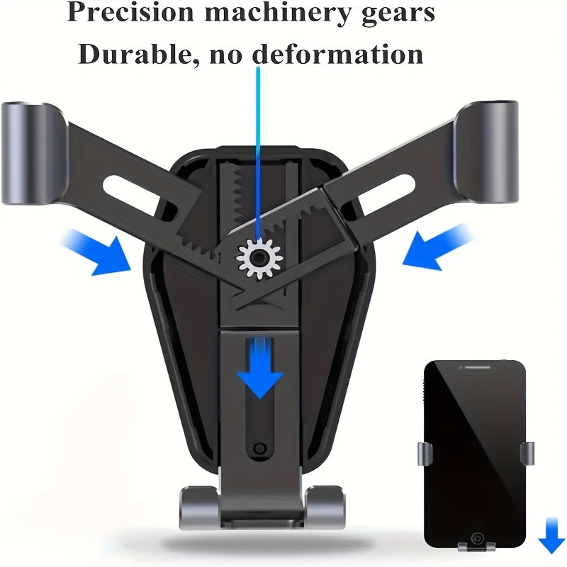 Avtomobil telefon uchun tutqich ABS titrashni kamaytiruvchi ventilatsiya o'rnatish uchun ko'p smartfonlar