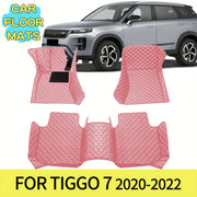 Alfombrillas universales de cuero sintético para coche, impermeables, a prueba de polvo y resistentes al desgaste