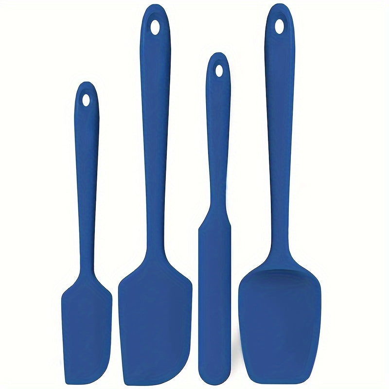 Set of 4 Silicone Spatulas Heat Resistant Up to 600°F Nonstick Safe BPA-Free