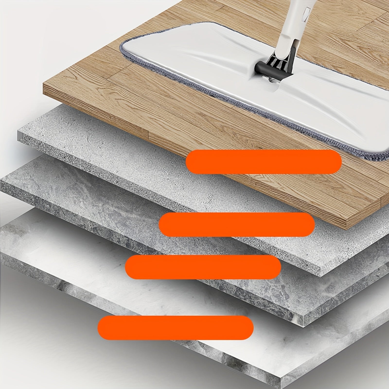 Microfiber Spray Mop for Floor Cleaning Reusable Pads for Hardwood Tile Laminate