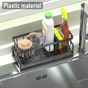 Multipurpose Kitchen Sink Organizer Plastic Open Storage for Dishes and Utensils