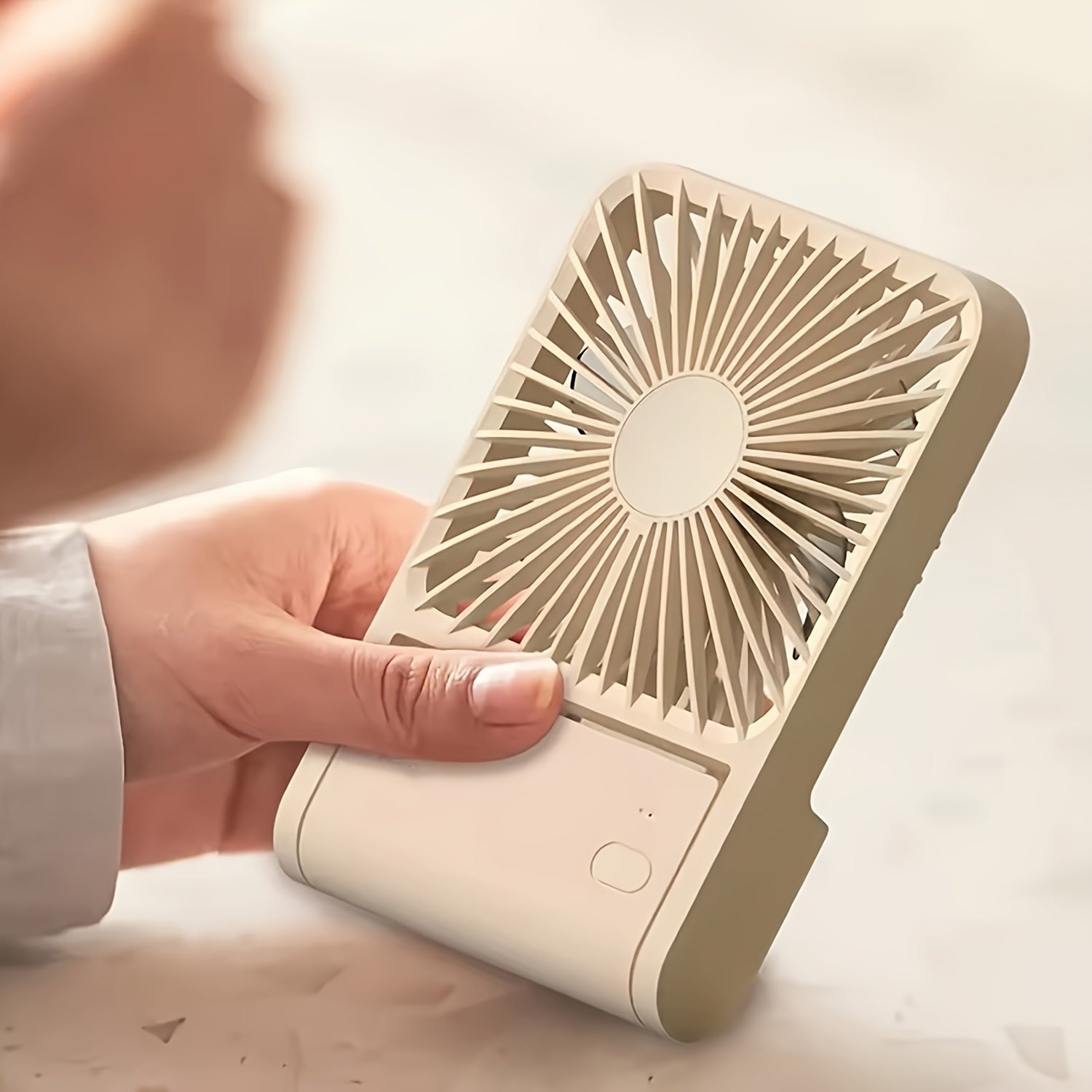 Foldable Portable Desk Fan Quiet USB Charging for Home Office Dorm