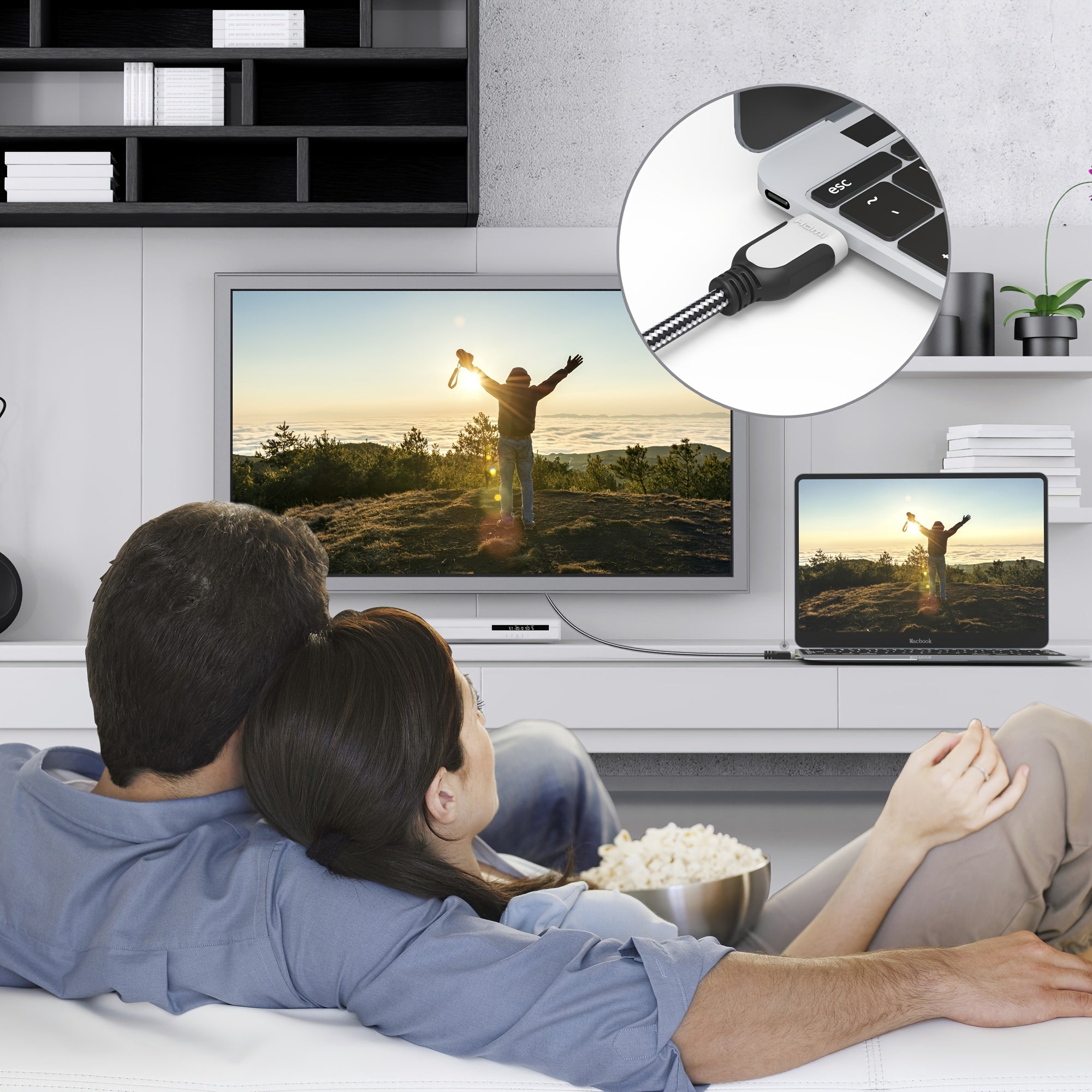 HDMI 2.0 Cable 6ft 4K 60Hz Ethernet Audio Return for HDTV Blu-ray Xbox PS4