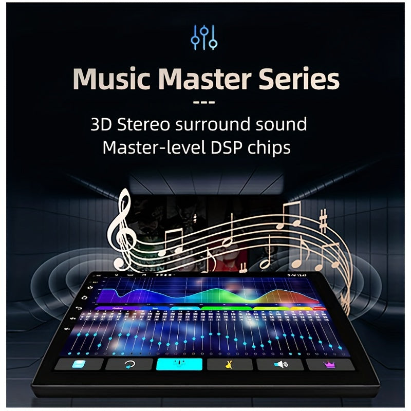 Android 11 Car Stereo System with 8 Core Processor 6GB RAM 128GB ROM 17.78cm QLED Screen GPS WiFi 4G/5G Wireless DSP AHD Camera