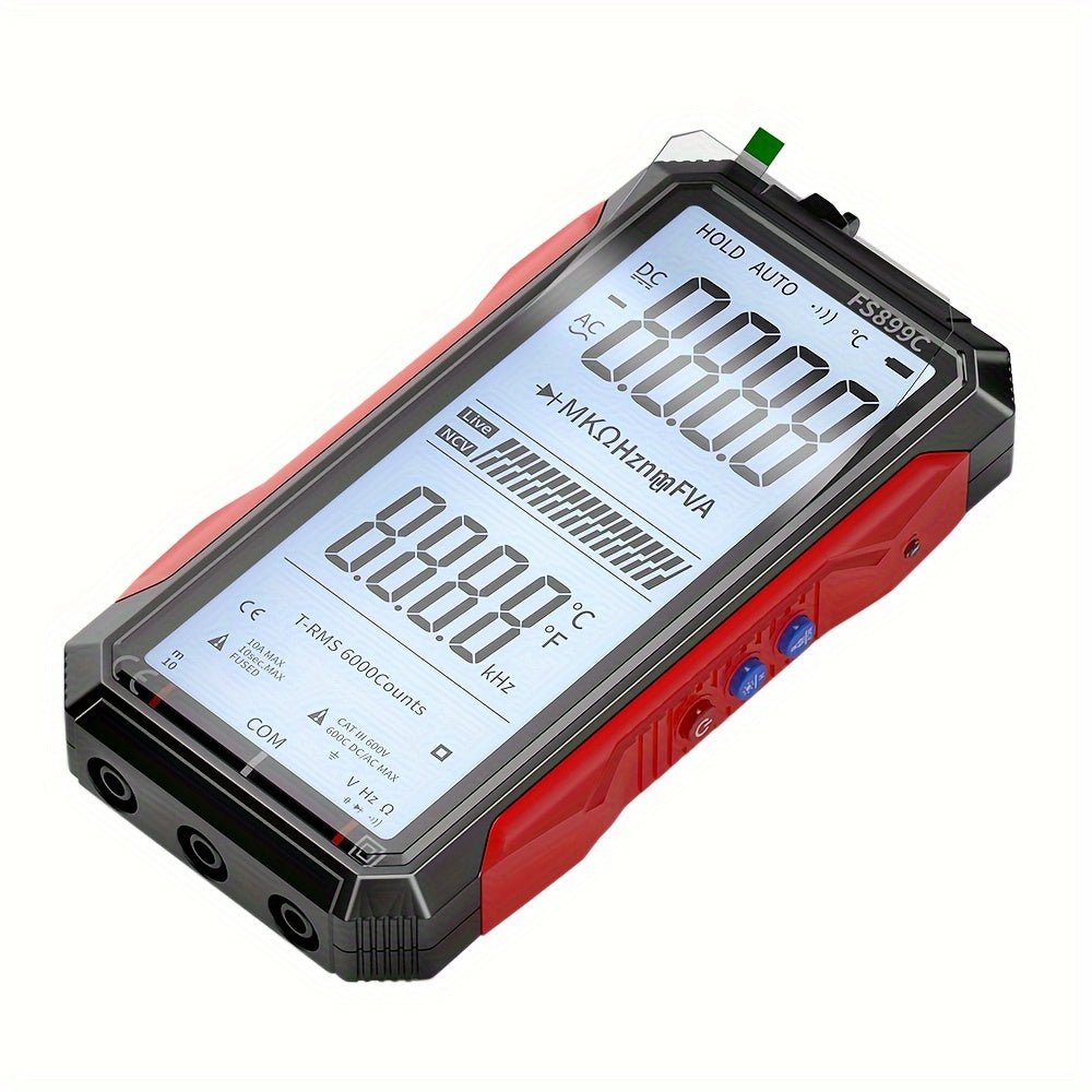 Digital Multimeter LCD Display USB Rechargeable 36V 0.01 Accuracy Wear-Resistant
