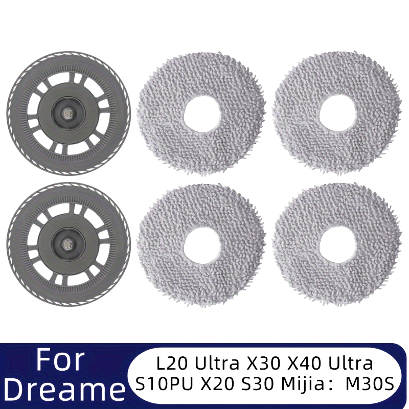 Dreame L20 Ultra X20 X30 X40 Ultra S10Pro Ultra S30 Mijia M30S Mop Board, Holder, and Pad