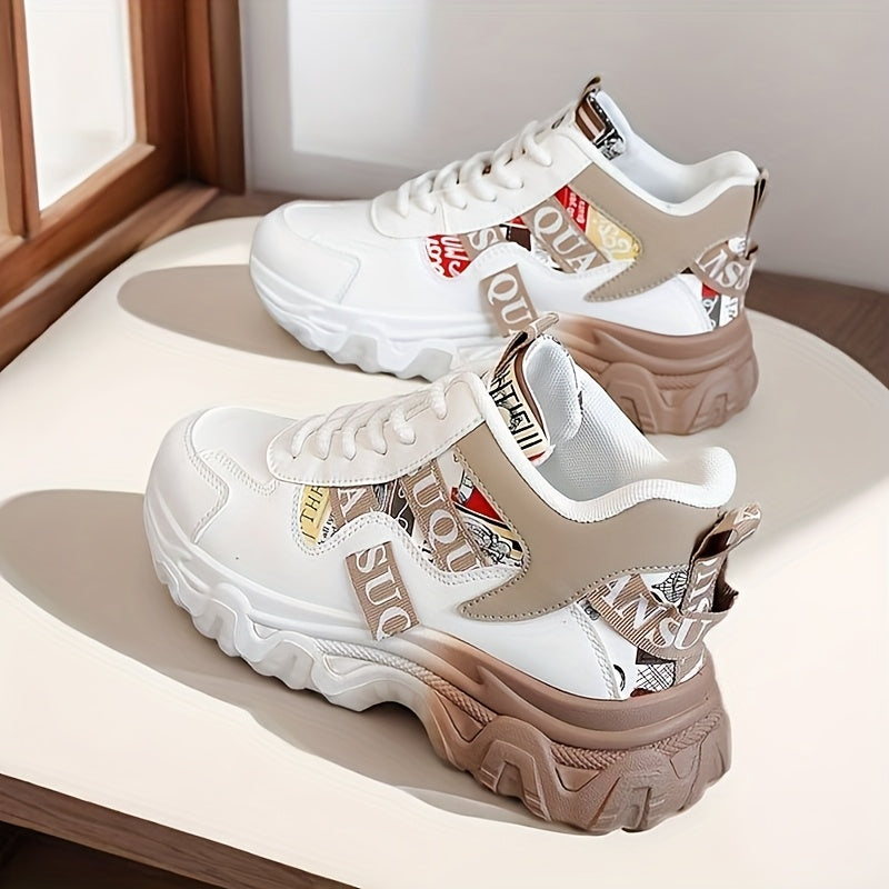 Women's Breathable Low-Top Casual Sneakers with Cushioned Sole for Running and Hiking