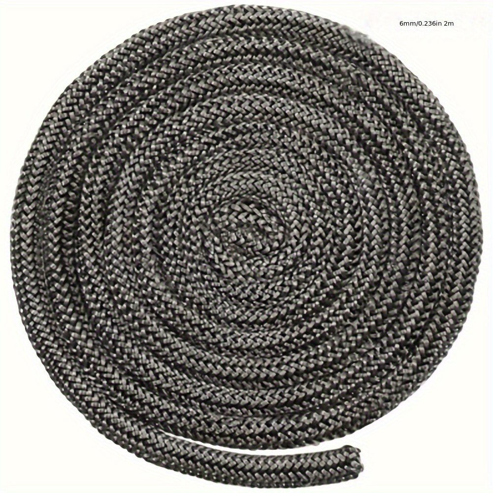 High Temperature Resistant Fireproof Seal Rope 2m for Wall Stove Black Stove Door