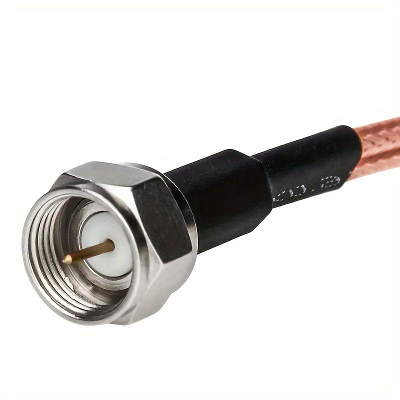 Кабель коаксиального сплиттера F Type RG6, 50 Ом, антенна для ТВ, 3-ходовой сплиттер-комбинированный, адаптер F Male к F Female Dual RG316 RF, коаксиальный кабель 14.99 см - $14.99