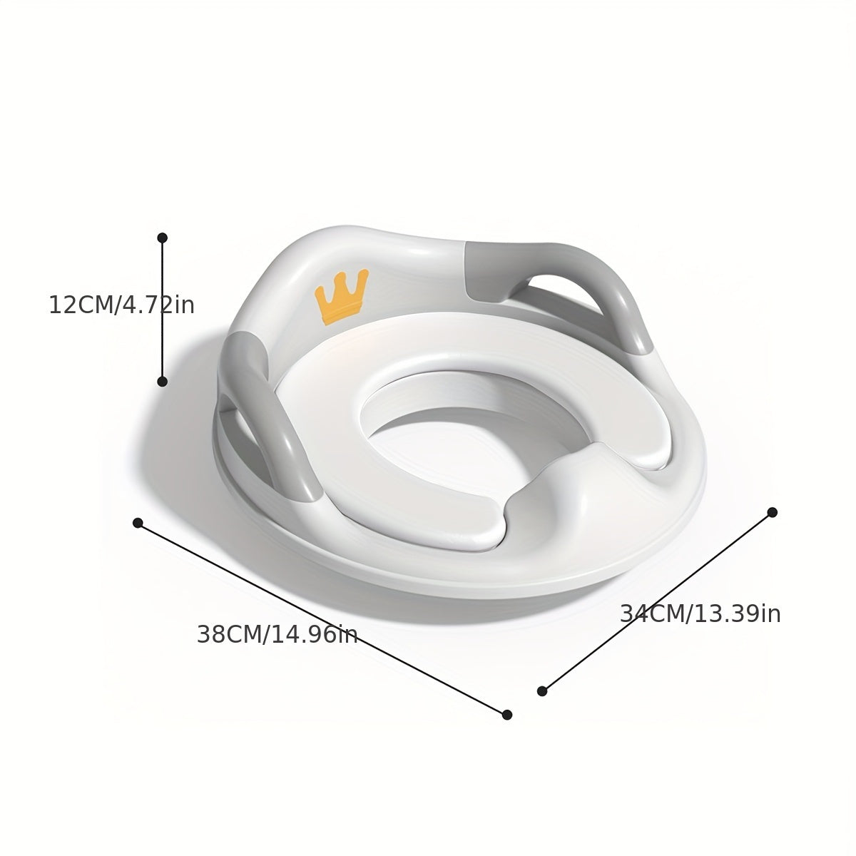 PVC multicolor bolalar uchun qo'ltiqchali tualet o'rgatish o'rindig'i - tozalash oson