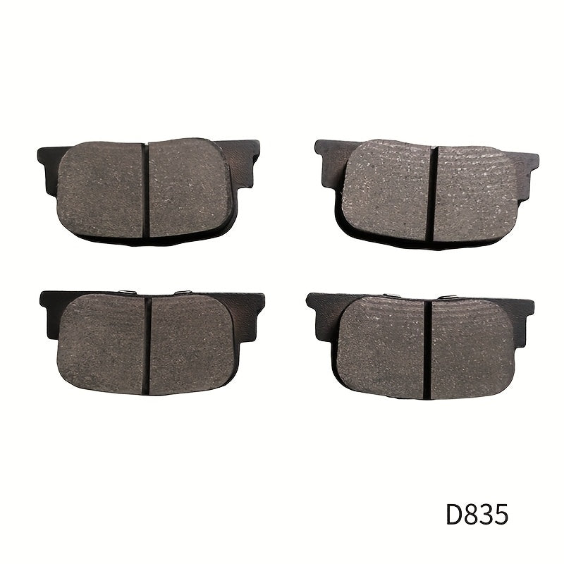 4PCS Ceramic Rear Brake Pad Set Parking Brake Brake Replacement for Cars