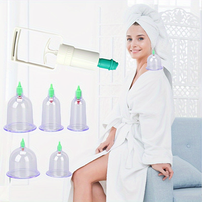 Manual Cupping Massage Cup for Muscle Relaxation No Electricity or Battery Needed