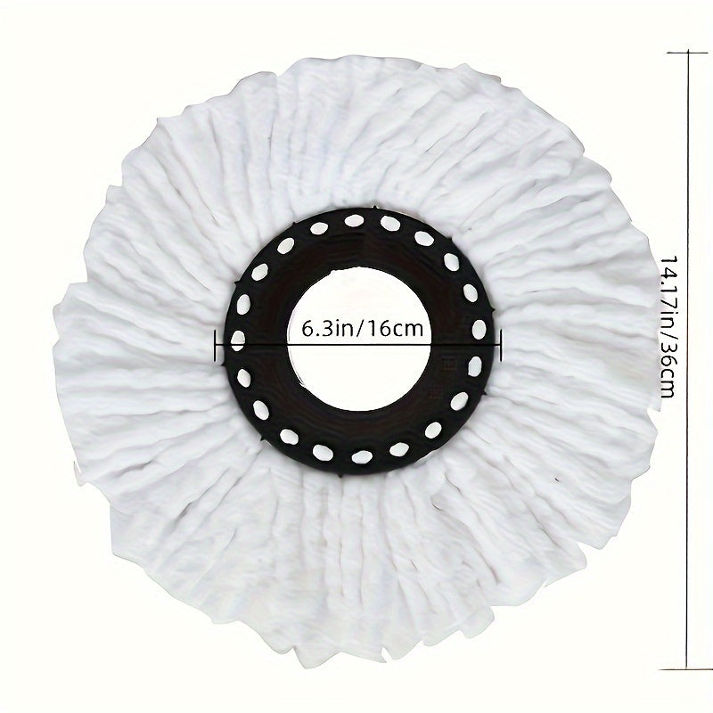 5 ta Mikroto'qima Spin Mop O'rnini Boshlash Boshliqlari - 360° Aylanuvchi, Nam va Quruq Pol Tozalash uchun Ideal, Saqlash Oson, Uy Tozalash uchun Zarur