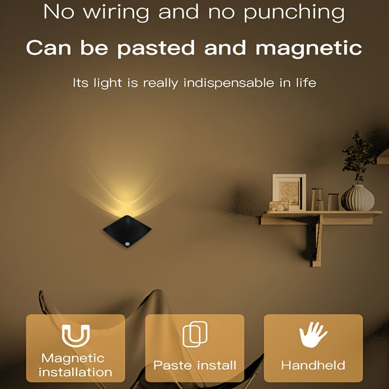 Night Light with Human Body Sensor for Bedroom Hallway Living Room Battery-Operated