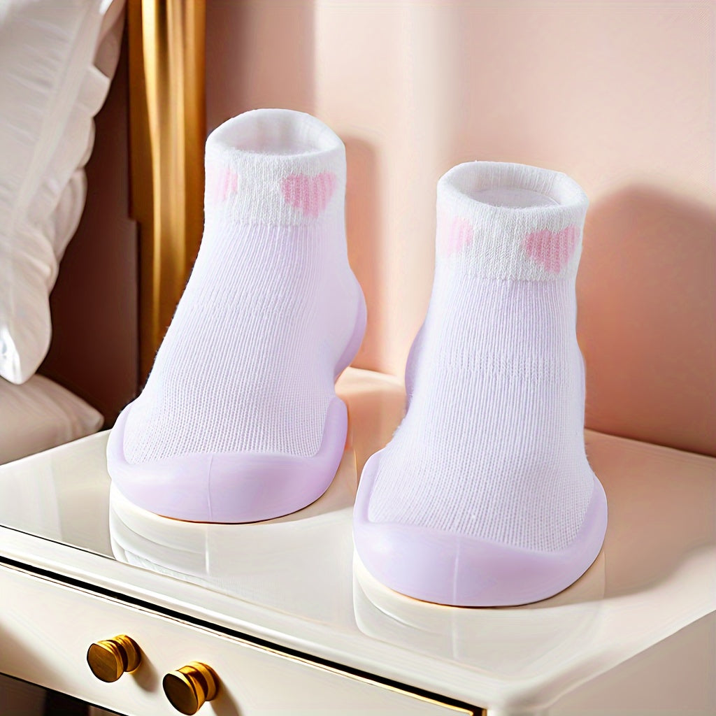 Zapatos transpirables antideslizantes para caminar con cara de animal de dibujos animados para niña y niño pequeño