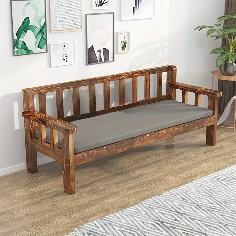 Outdoor Seat Cushion for Patio Bench Garden Furniture Washable Polyester Foam