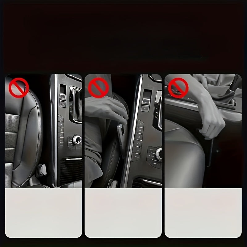 2 Pieces Synthetic Leather Car Seat Filler Sponge Rubber Interior Accessories