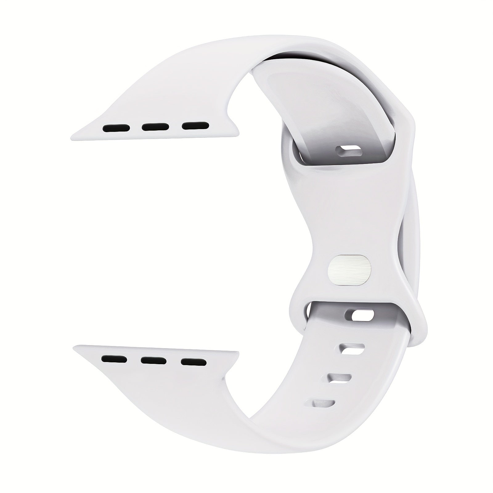 Silicone Sports Watch Band for Men Women Compatible with Apple Watch Series 1-8 Ultra SE 38mm-49mm Waterproof Replacement