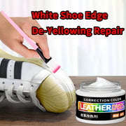 White Shoe Repair Cream 30g Leather Fix Kit for White Edges and Scrapes