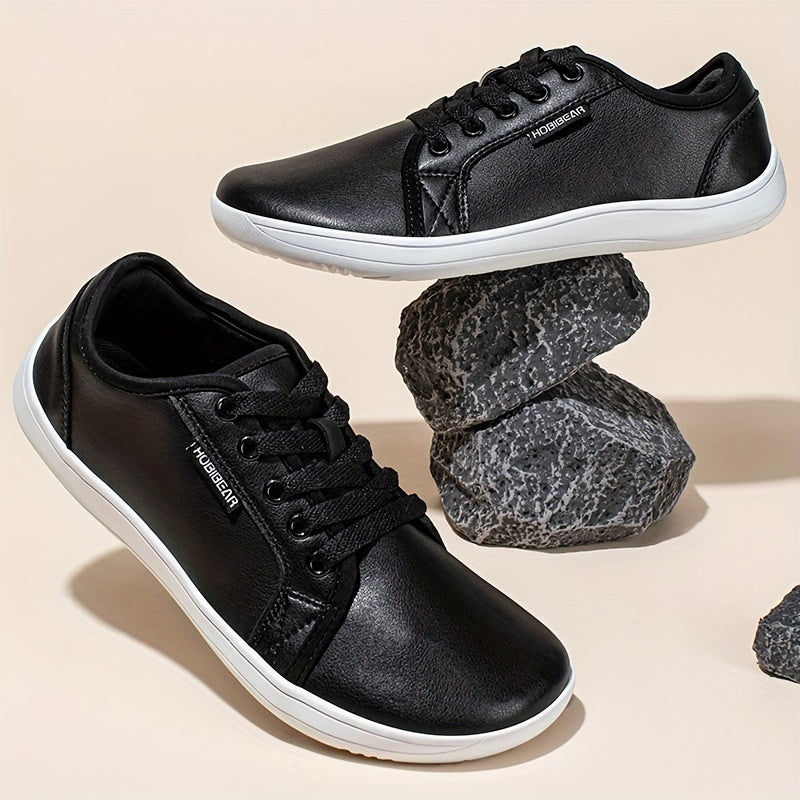 Minimalist Barefoot Sneakers for Men and Women with Wear-Resistant Rubber Sole and Breathable Microfiber Upper