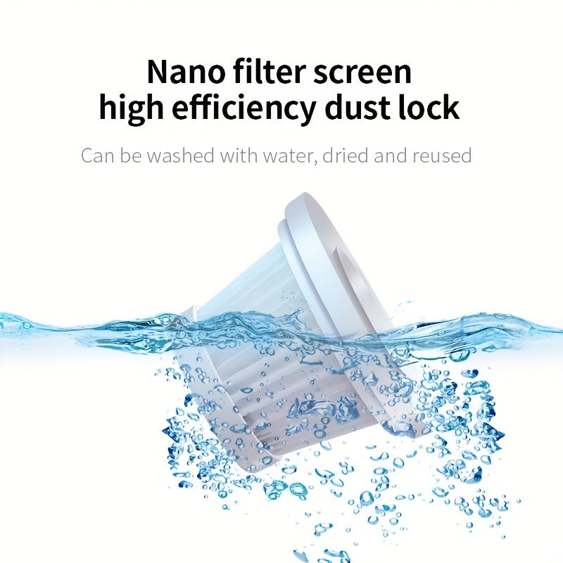 Compact Cordless Vacuum Cleaner with Strong Suction, Rechargeable USB, Car and Home Use