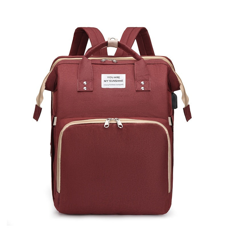 Foldable Diaper and Bottle Storage Bag Nylon Travel Baby Gift